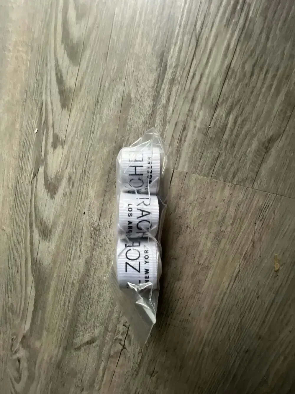 Zoe Rachel Los Angeles White Elastic Ribbon Rolls